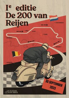 Poster 1ste editie &quot;200 van Reijen&#039;